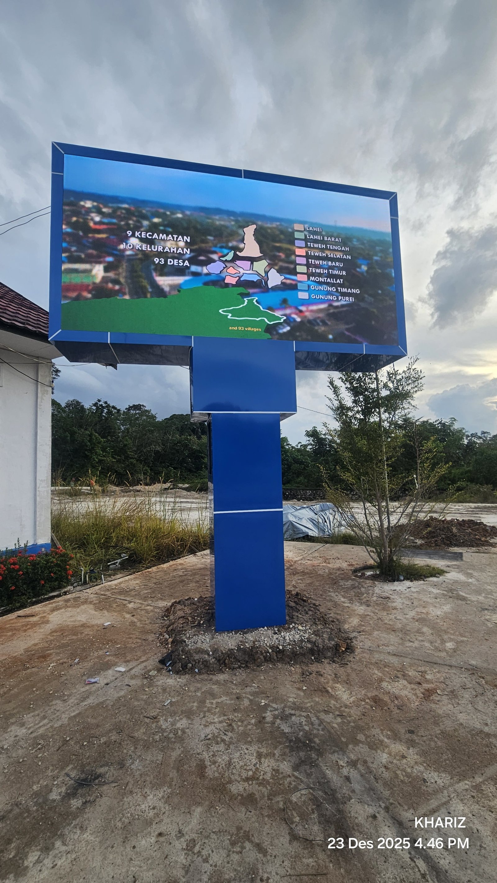 Pemasangan Outdoor di Muara Teweh